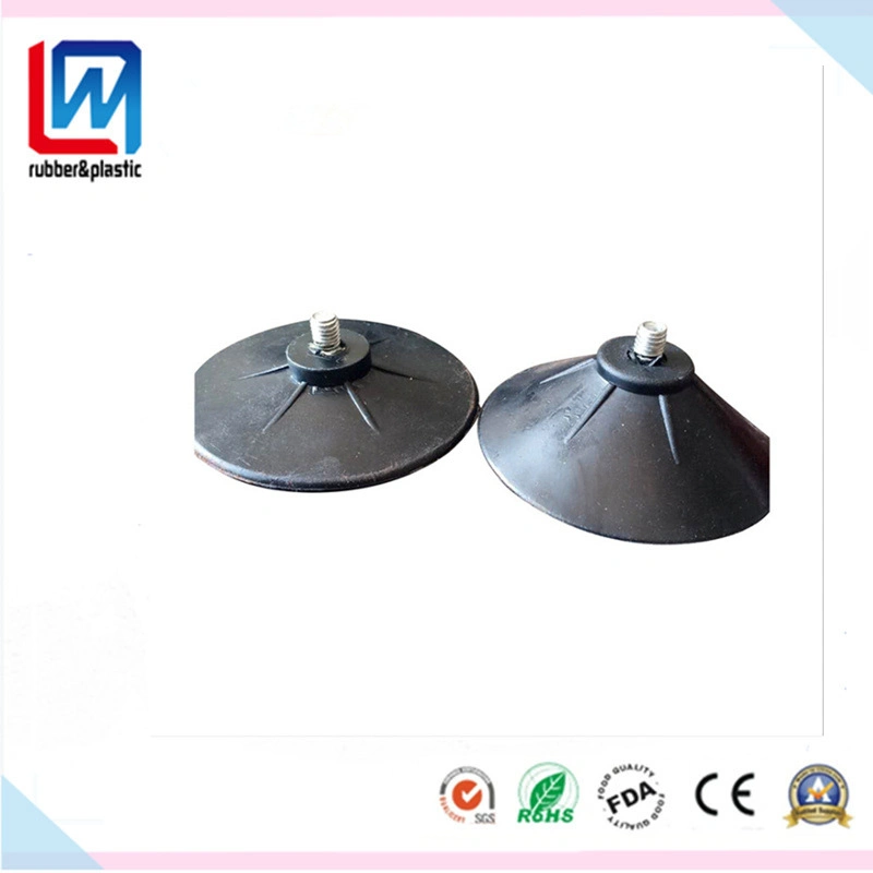 Plastic Customized Small PVC Rubber Suction Cups with Screw