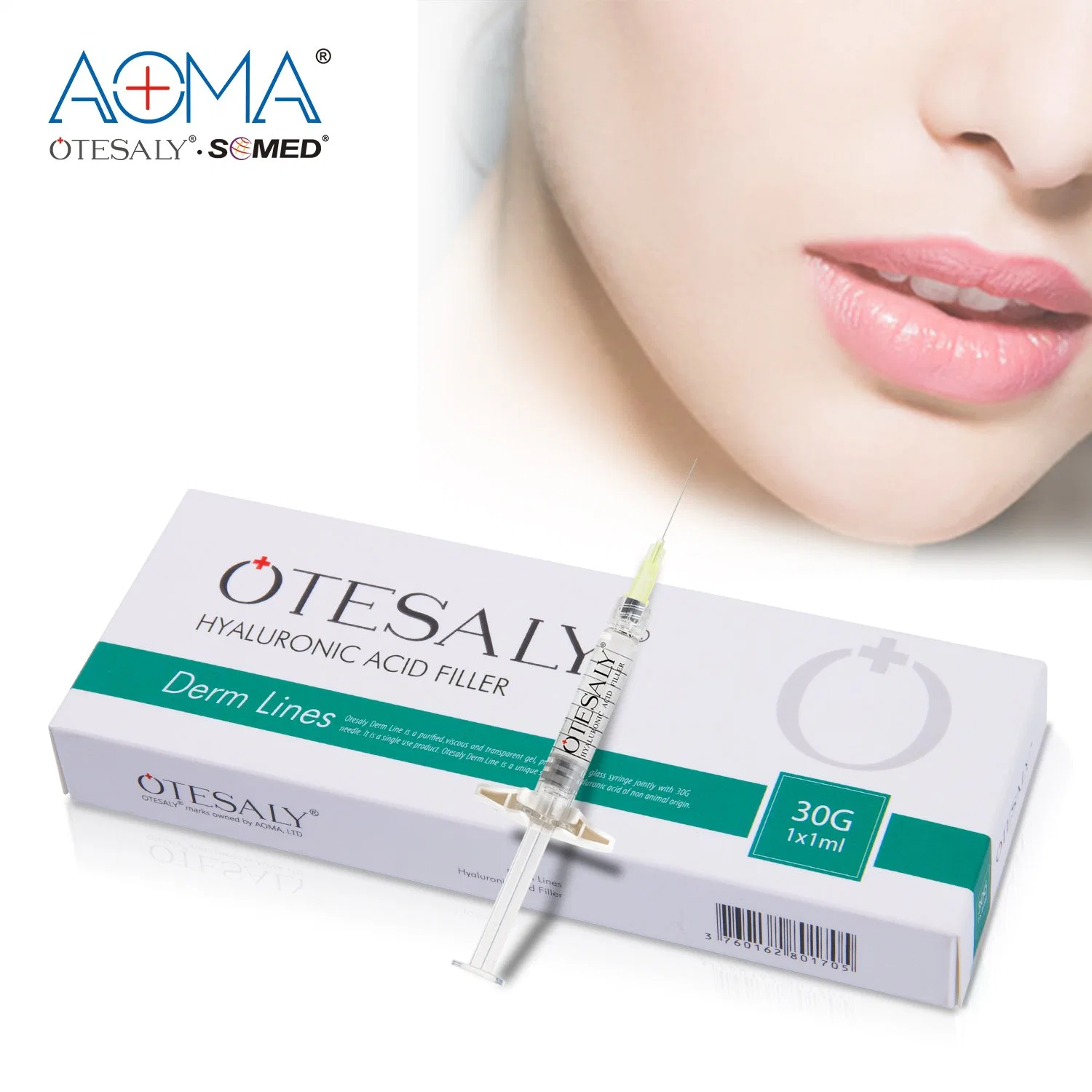 Otesaly 1ml Derm Stirnlinien Cross Linked Hyaluronsäure Hyalgan Injection Preis Breast Filler Acido Ialuronico