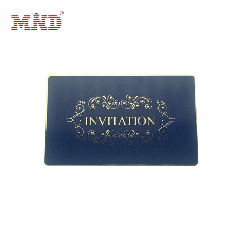 Engraved NFC Metal Card Blank Black NFC Metal Business Card