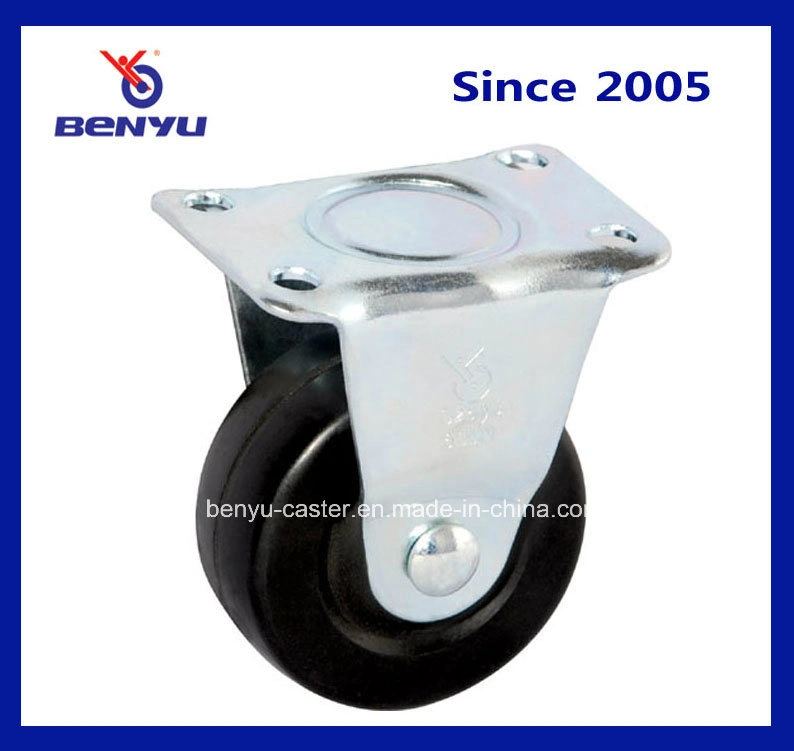 Light Duty Casters with Threaded Stems and Side Brakes