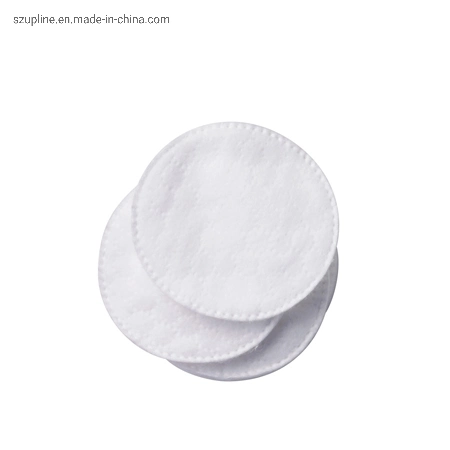 Personal Care Disposable Facial Cleaning Embossing Soft Round Cosmetic Cotton Pad