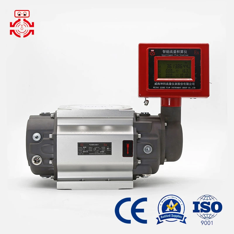جهاز قياس التدفق لجذور الغاز DN80 بدقة عالية وقدرة تكرار جيدة يستخدم لقياس التجارة في الفنادق والتسوية