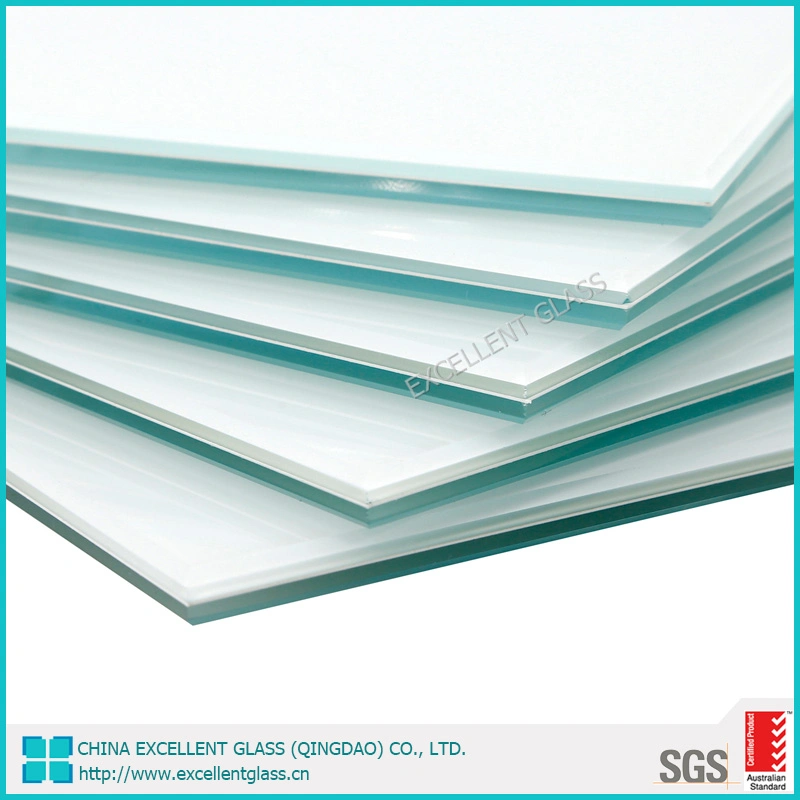 6.38-54.08mm plano templado de seguridad de corte de la construcción de vidrio laminado/Sándwich de color plano Vidrio Laminado Vidrio/Seguridad/Cristal de construcción /Vidrio Laminado templado