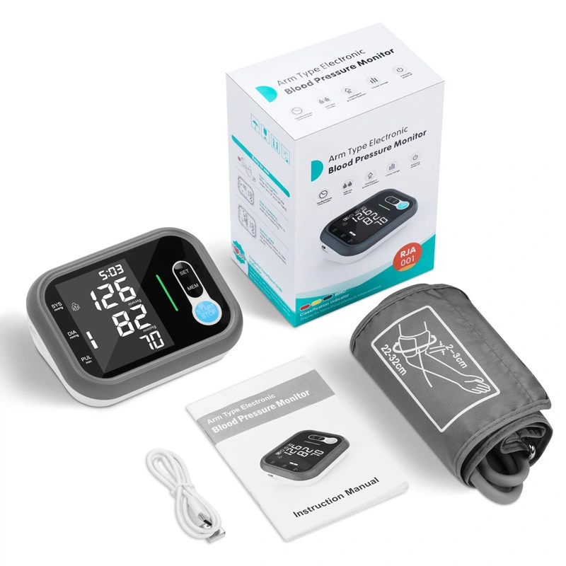 Nuevo sistema de transmisión de voz digital automática para tensiómetro BP superior Monitor de presión arterial de brazo