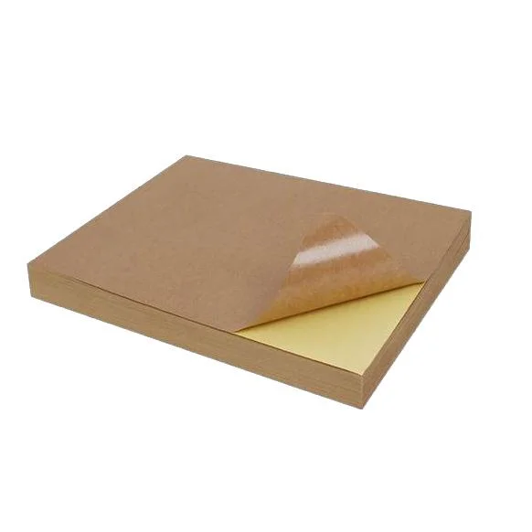 Kraft Brown Self Adhesive Sticker Paper