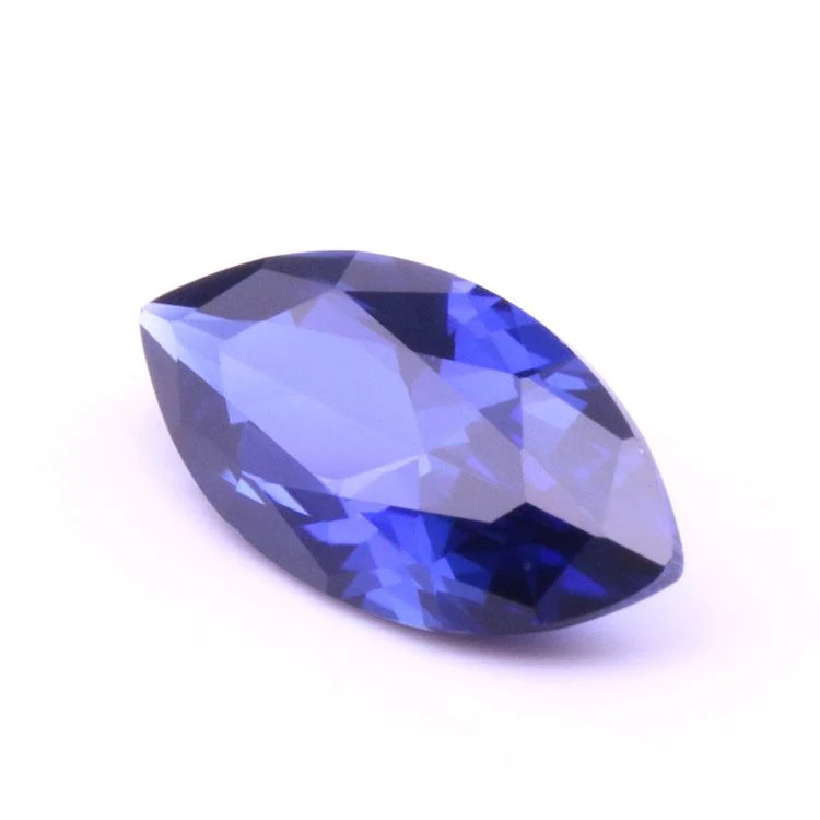 Loose Gemstone Marquise Shape Blue Sapphire for Jewelry Setting