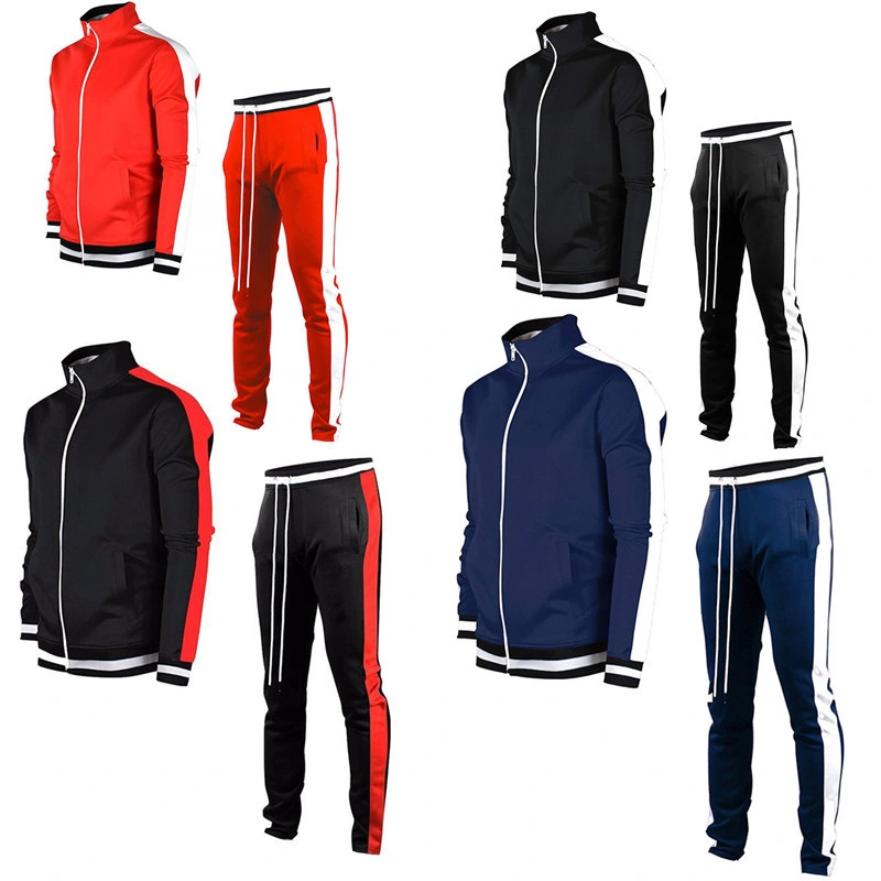 Custom Hombre de Actiwear Full Zip cálido Tracksuit Deportes conjunto Casual Suéter para hombre