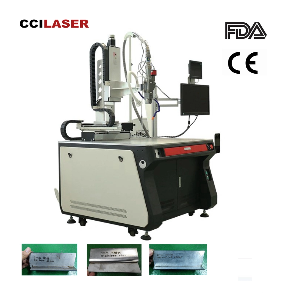 Corte de soldadura a laser em aço inoxidável de 2 kw 3 em 1 1 Limpeza da Máquina