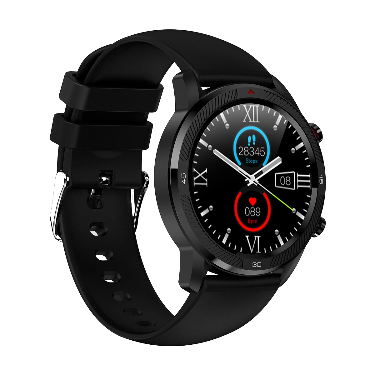 De pantalla HD de pantalla completa Dails múltiple llamada de teléfono Bluetooth Health Monitor Smartwatch para Smart Teléfono Teléfono móvil 007