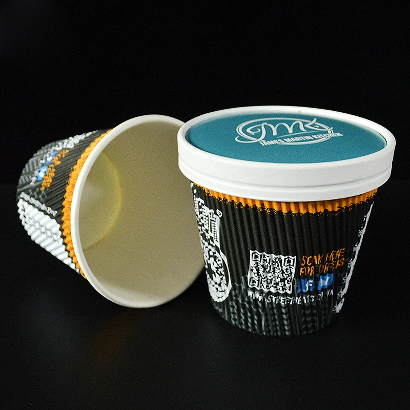 2022 High quality/High cost performance  Disposable Paper Soup Bowl Kraft Soup Cup