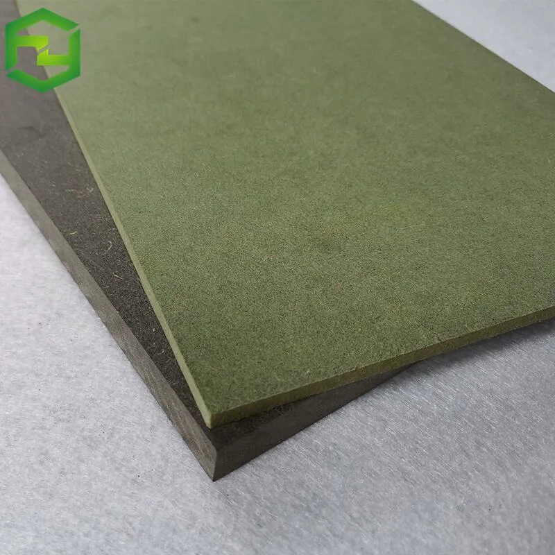 E0 E1 E2 Grade Waterproof Mr Hmr Melamine Particle Board Laminated Moisture Proof Green Core Water Resistant MDF for Furniture Cabinet Cupboard Wardrobe Door