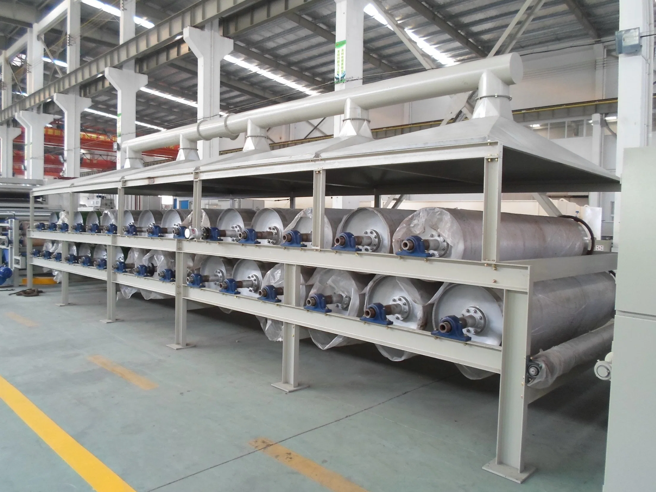 Easy Operation 40m/Min Base on 20GSM Linear Speed Adhesive Lining Production Line