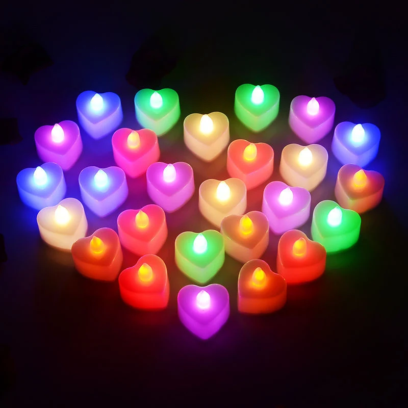 Holiday Lighting LED Silicone Heart Lamp Park Decoration Lights