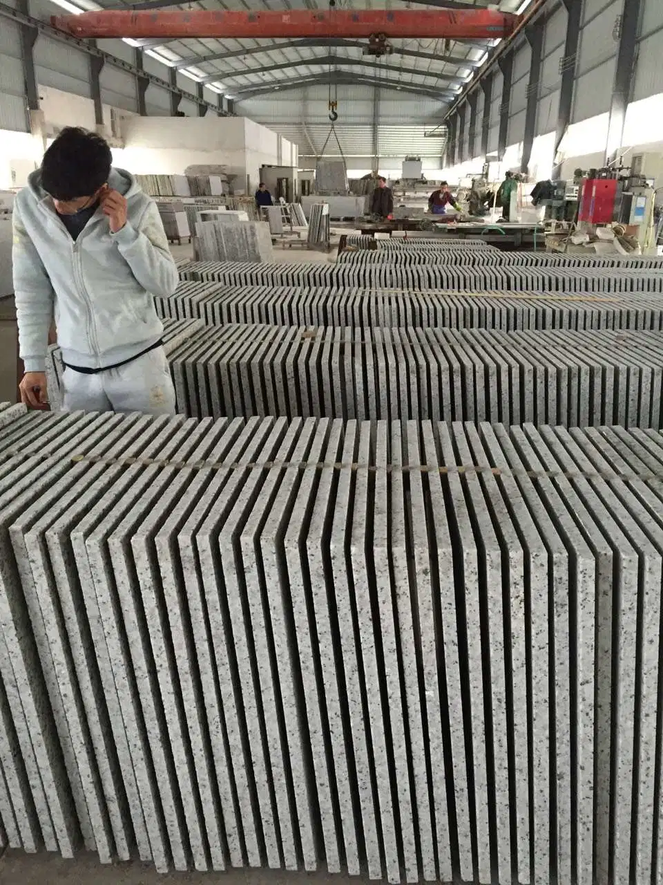 G681/G682/G603/G654/G664 China Cheap Stone Granite Slab with Dry Stone Layout