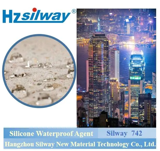 Qualitätsprodukt Silikon Wasserdichte Agent Silway 742 High Hydrogen Silikon Öl mit hoher Verteilung und Benetzung