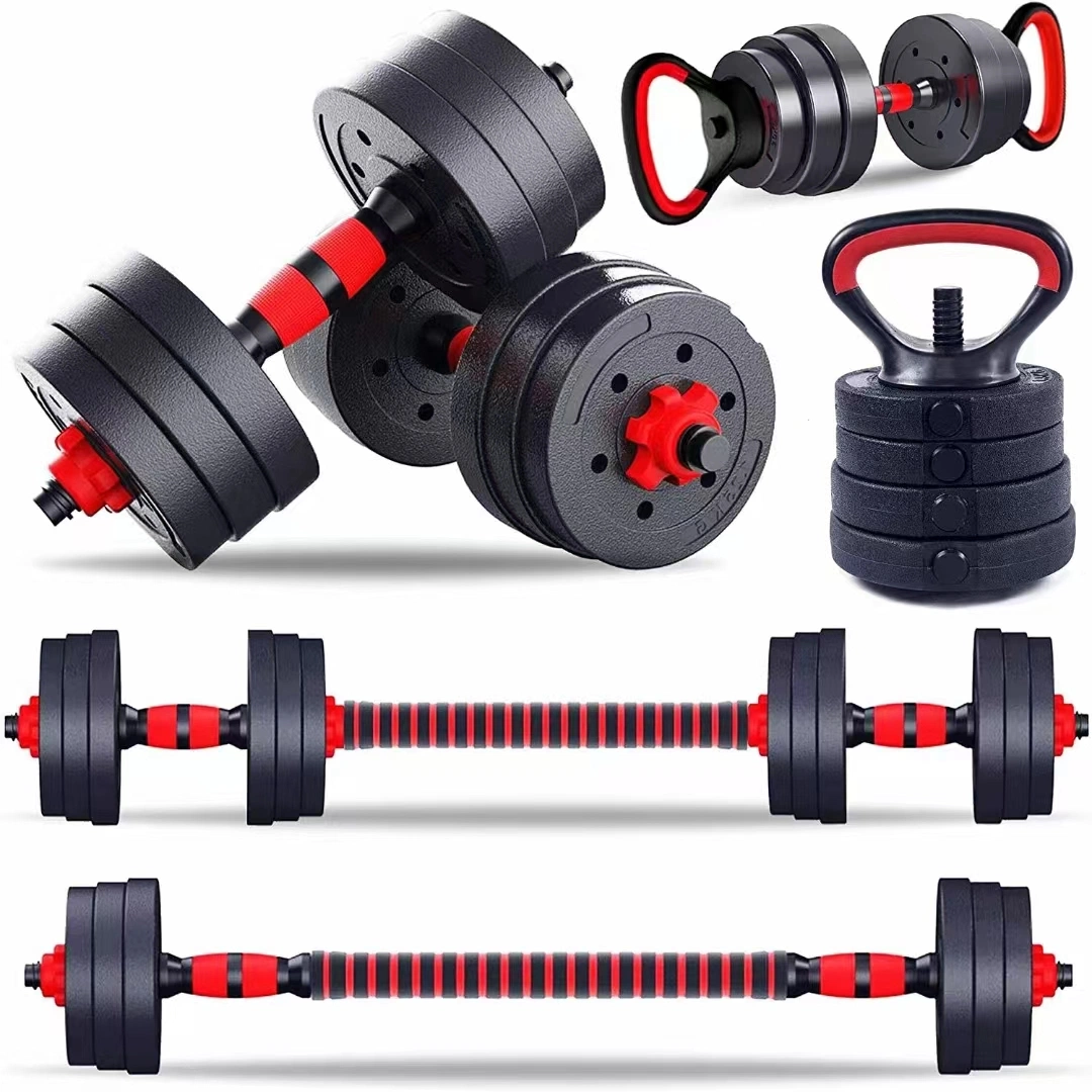 Juego de pesas ajustable Kettlebell Peso: 3-in-1 Kettlebells para el gimnasio en casa Entrenamiento de resistencia de cuerpo completo pérdida de peso Bueno para principiantes