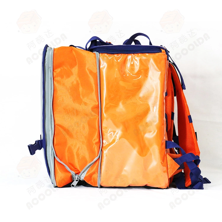 Customized Logo Expandable Thermal Backpack Catering Insulated Cooler Bag