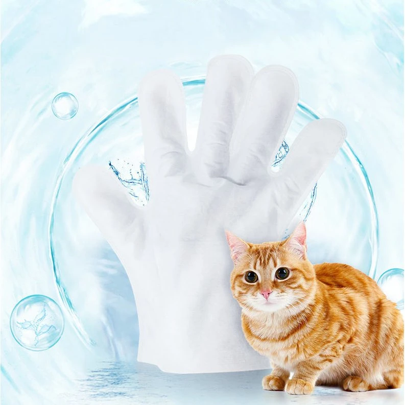 Cat and Dog Clean Gloves Pet SPA Wipes Bathing Gloves