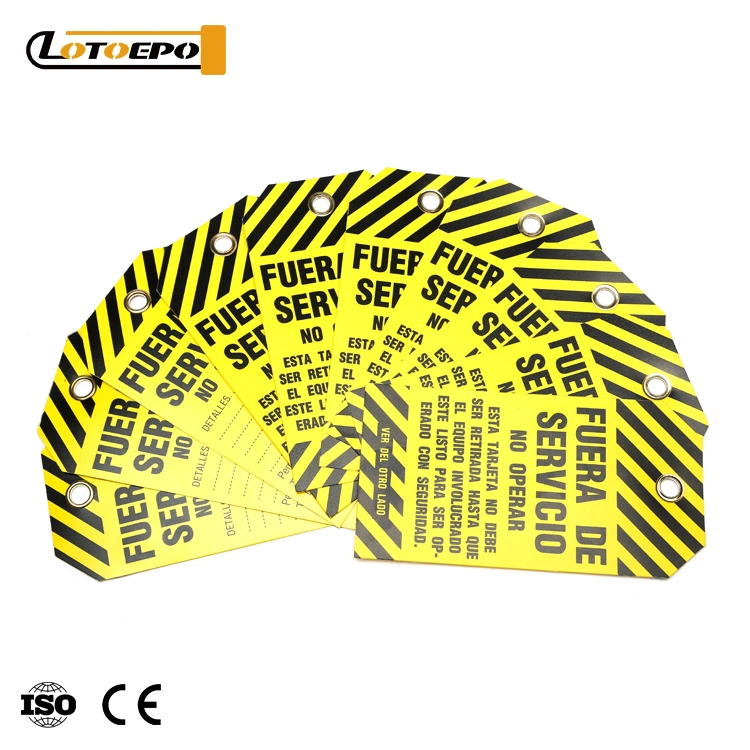 High quality/High cost performance  Industrial Warning Scaffold Danger Identification PVC Plastic Safety Tag Lockout