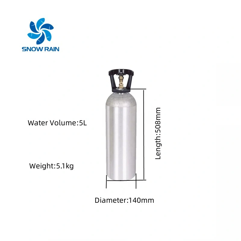 Manufacturer Direct Sale High Pressure Seamless Aluminum Cylinder Gas