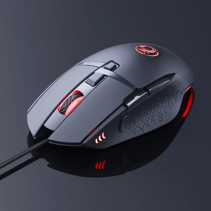 New Wired Mouse 3200dpi Color RGB Mechanical Gaming Mouse