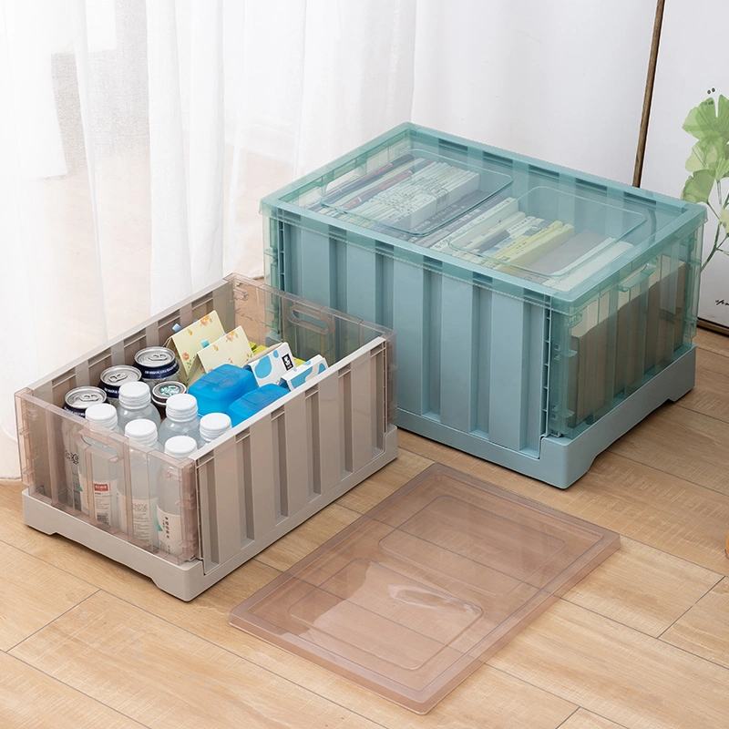 8807 Folding Storage Box Household Cheap Wholesale/Supplier Plastic Bin Storage Foldable Toys Organizer Box