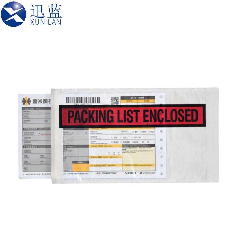 Packing Shipping Bag Attached Box Envelope Printing 17*26 Invoice List