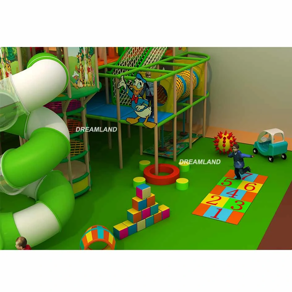 Gymnastic Kids Fun Swing Equipment Indoor Ball Pool Play Side Indoor Playground for Shopping Mall