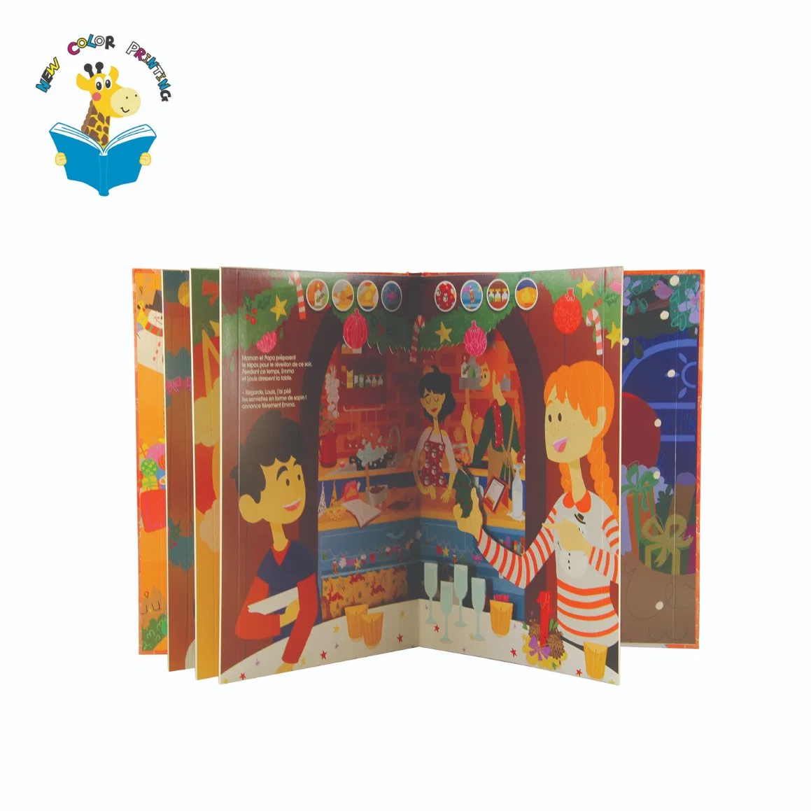 Hardback Board Pop up Lift and Flap Chidlren Books with Cardboard Paper