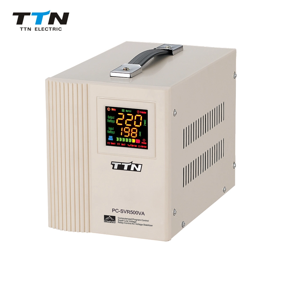 LED Screen Automatic Voltage Stabilizer Regulator PC-SVC1000va Servo Motor Control Power Supply