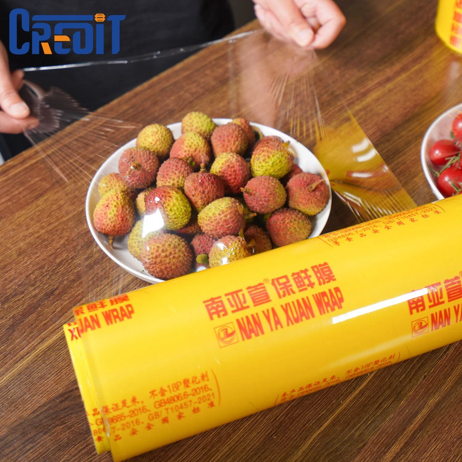 Food Grade Cling Film PVC Shrinking Wrap PVC Shrink Film