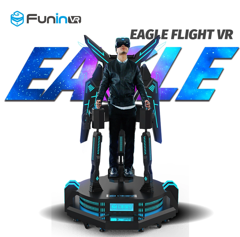 Standing Virtual Reality Flight Shooting Vr Simulator