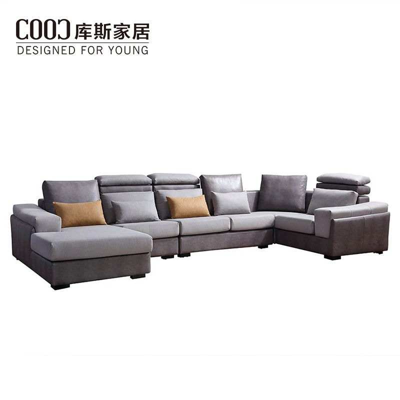 Breathable Fabric Sofa Set 7 Seater Corner Sofa Living Room