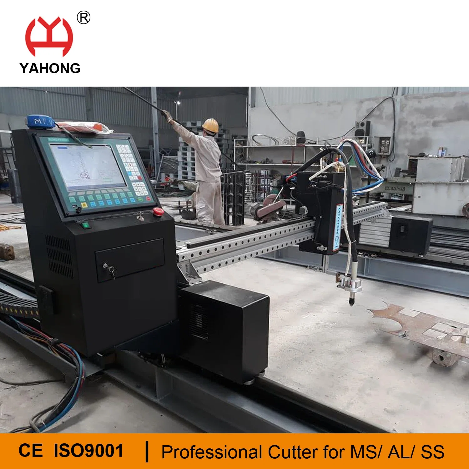 CNC Portal Plasma Cutting Steel Machine with Oxy Acetylene Torch