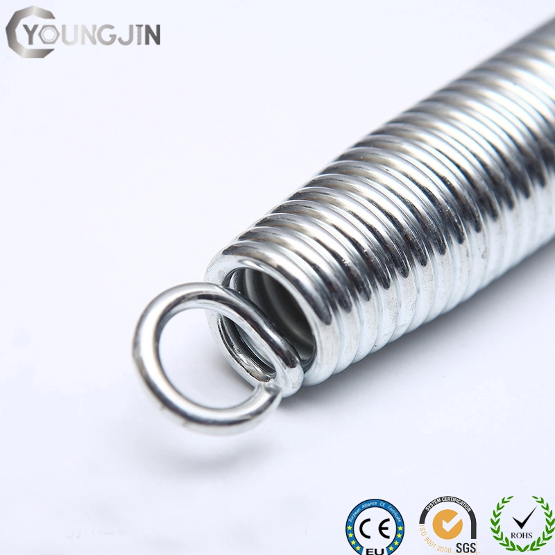 High Carbon Steel Ultra Precision Extension Spring with Plain Finish