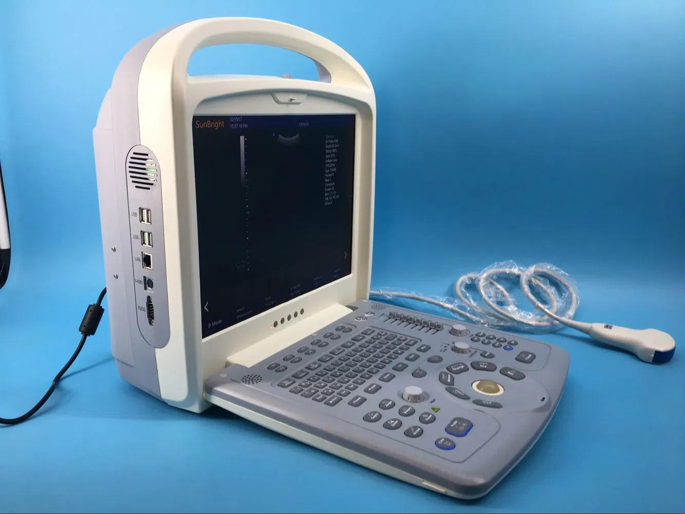 Portable Echo Color Doppler System 2D Ultrasound Machine