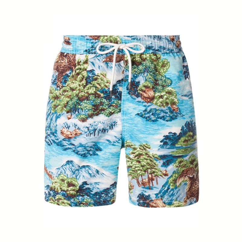 Factory Price Fashion Design Swim Trunk Wholesale/Supplier Sublimated Beach Short