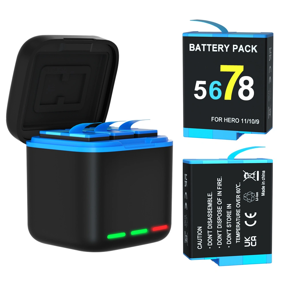 Boîte de charge de batterie de stockage Gopro pour accessoires Gopro 8 7 6 5