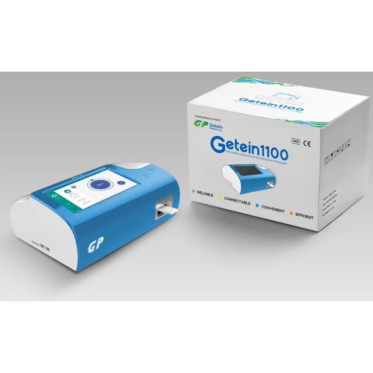 POCT Rapid Testing Getein 1100 Fluorescence Immuno-Quantitative Analysator für Leber Krankheitstests