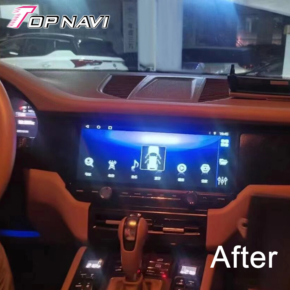 Автомобильный радиоприемник Android 12.3 дюймов сенсорный экран Навигация GPS стерео DVD-проигрыватель для Porsche Macan 2011 - 2015