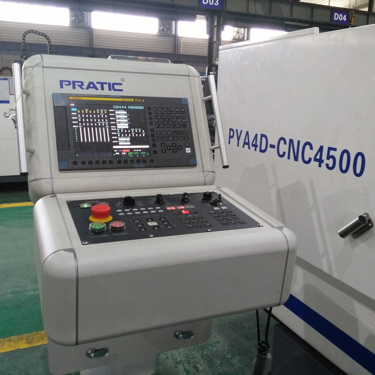 4 Axis Swing Head Precision CNC Machining Center Vertical Milling Machine for Auto Parts Curved Surface Processing