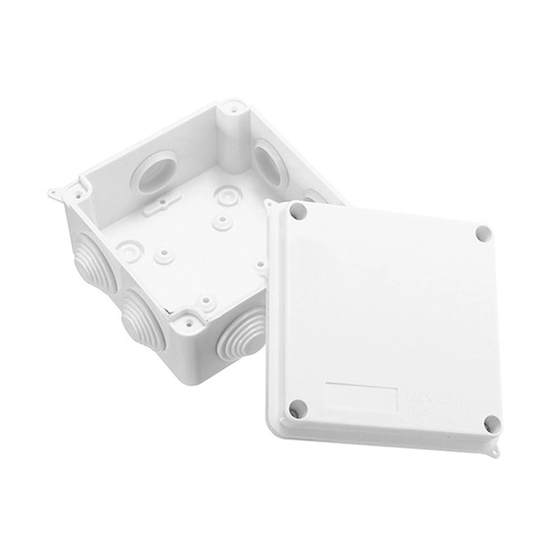 Can Be Customized IP65 IP66 Small White Plastic Mounted Waterproof Electrical Power Junction Box Types