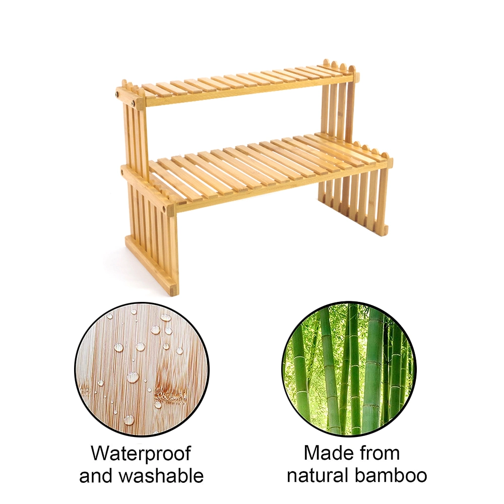 Display Bamboo Spice Rack Stand Type Bamboo Rack