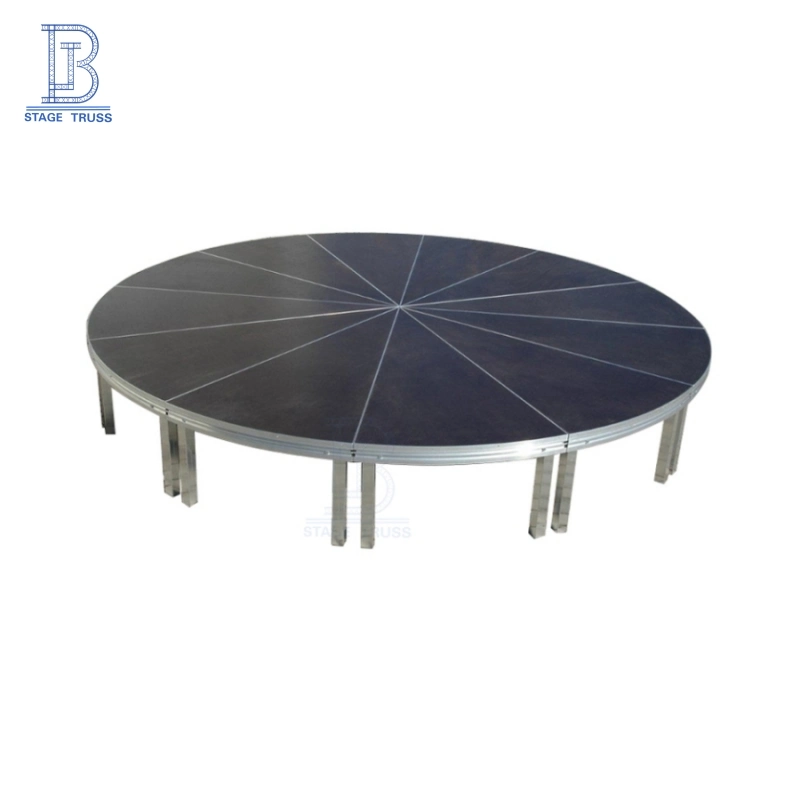 Concert Thermal Aluminum Round Truss Activity Celebration Stage Portable Stage