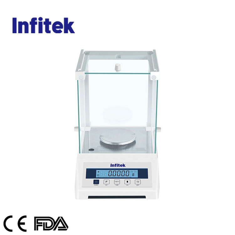 Infitek 0,0001g/100g~220g Balance analítico Balance de alta precisión