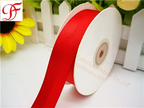 Hot Sale OEM Half Satin Half Grosgrain Ribbon Organza Taffeta Metallic Velvet Nastri Doppio Raso for Gifts/Packing/Wrapping/Decoration/Xmas