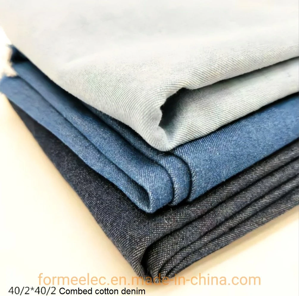 7 Oz 40/2 Twill Combed Cotton Denim Fabric Jean Fabric Jeanet Cotton Fabric