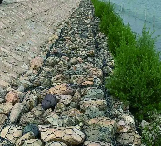 Heiß Getaucht Galvanisierter Steinkäfig Gabion Box Rock Gefüllt Gabion Körbe