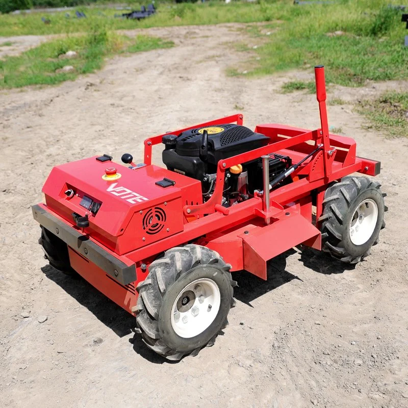 15HP с бензиновым двигателем сад Mulcher Quad Towableremote управления роботом электрическим диск на газоне декоративный травы /Питание газоне косилка