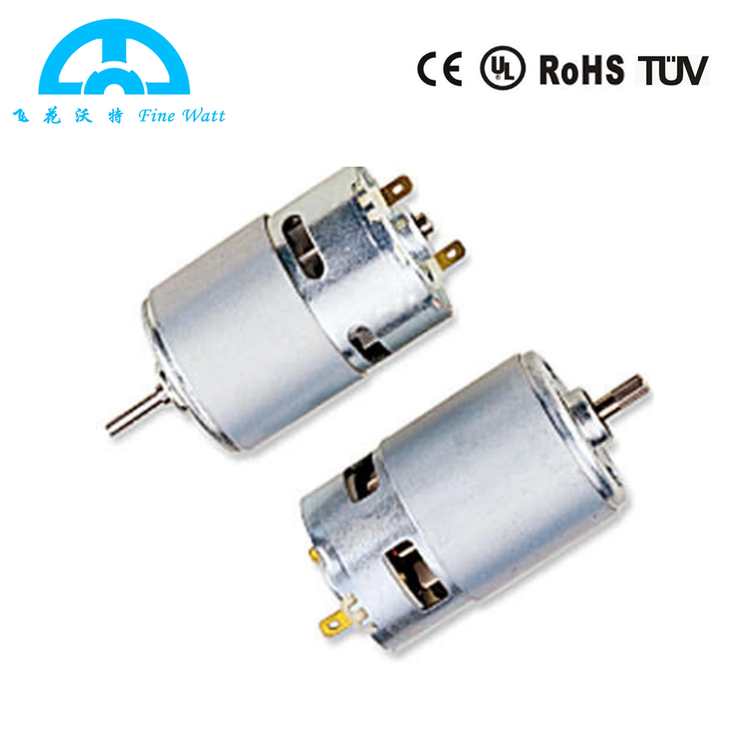 6V 9V 12V DC Motor elevalunas de cepillado para RS 750